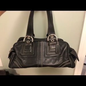 Coach Black leather bag